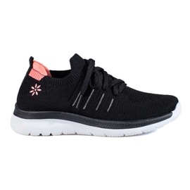 Deportivas clásicas negras con cordones Shelovet negro