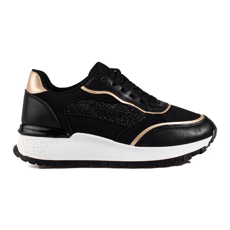 Deportivas mujer plataforma Shelovet negro