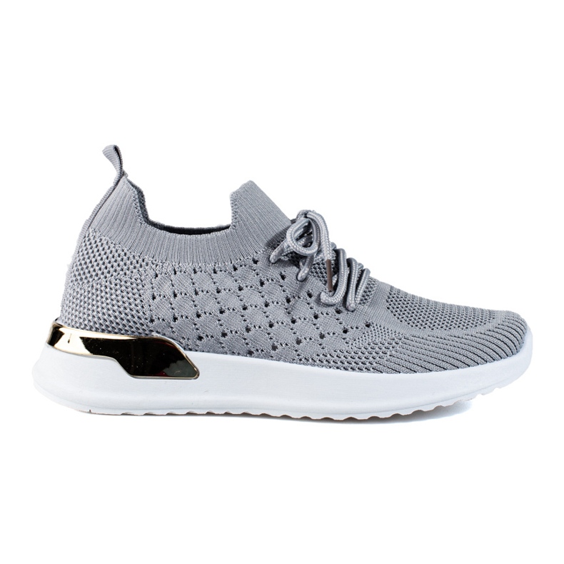 Zapatillas caladas grises de Shelovet