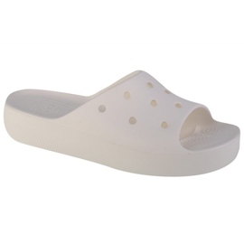 Chanclas Crocs Classic Platform Slide 208180-100 blanco