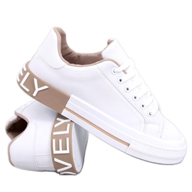BM Zapatillas Holt caqui de mujer beige