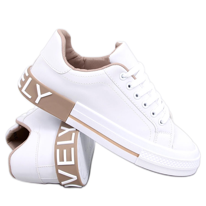 BM Zapatillas Holt caqui de mujer beige