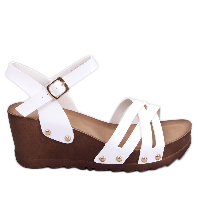 Sandalias cuña blancas blanco Sandalias cuña blancas blanco