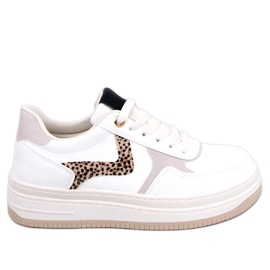 BM zapatillas blancas con plataforma Boyd blanco