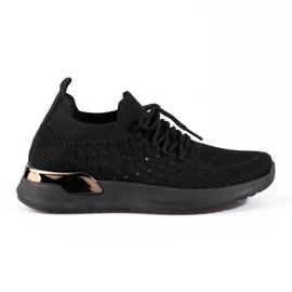 Deportivas shelovet negras caladas negro