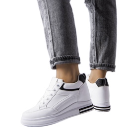 Deportivas blancas con aplicaciones de purpurina de Bonevil blanco
