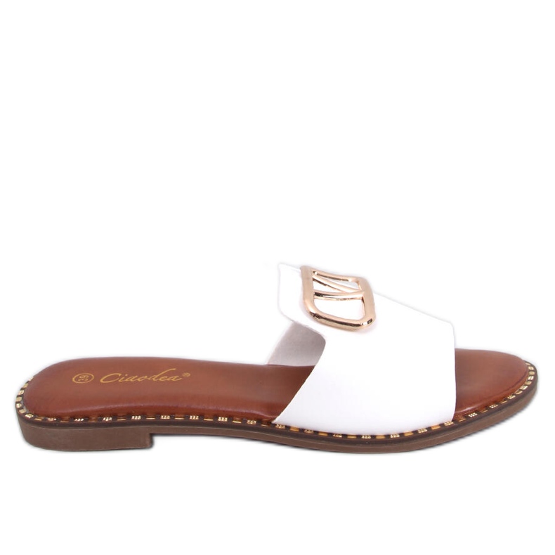 BM Pantuflas mujer Tonya White blanco