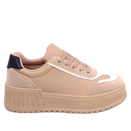 BM Zapatillas Plataforma Griffin Caqui beige