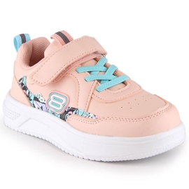 Evento Deportivas niña con velcro rosa Miss❤E rosado