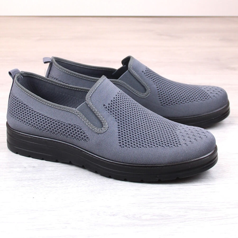 Zapatillas sin cordones de hombre News 1022 grises