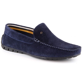 Mocasines hombre piel ante azul marino Filippo MP923 Mocasines hombre piel ante azul marino Filippo MP923