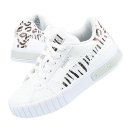 Puma Cali Star Jr 383186 01 zapatos deportivos blanco negro rosa
