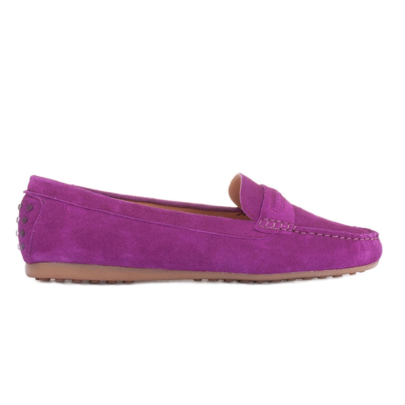 Marco Shoes Mocasín fucsia rosado
