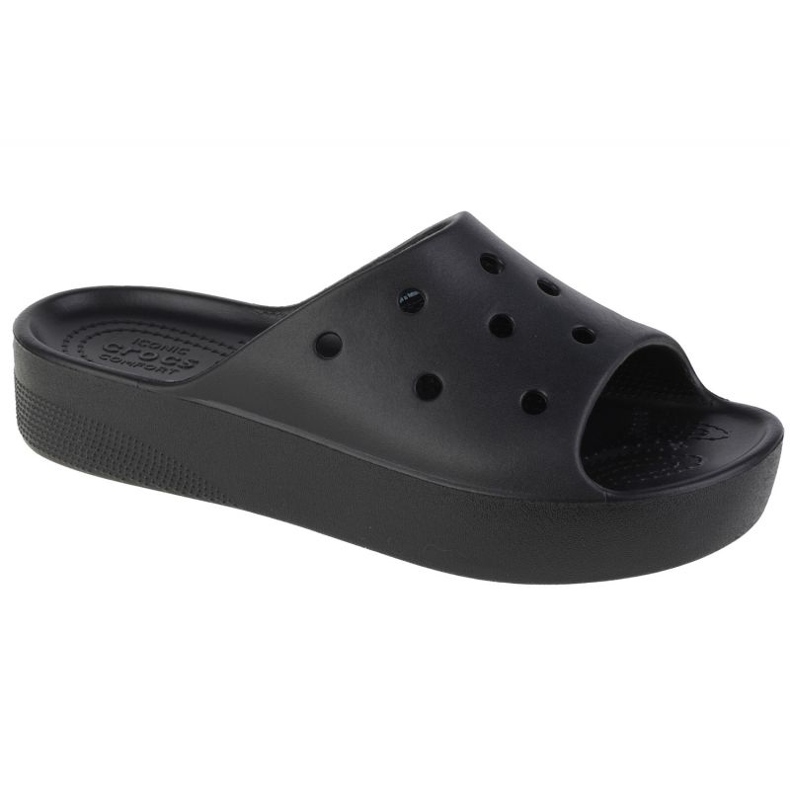 Crocs Classic Plataforma Slide W 208180-001 negro