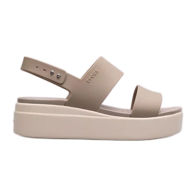 Crocs Brooklyn Low Wedge Sandals W 206453-2YI beige