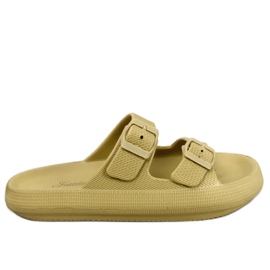 Chanclas de goma verde Aryn