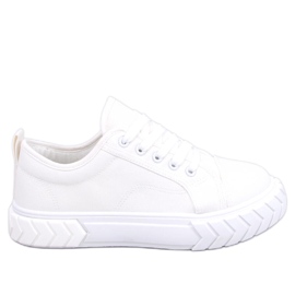 PA1 Deportivas de mujer con plataforma Hampton White blanco
