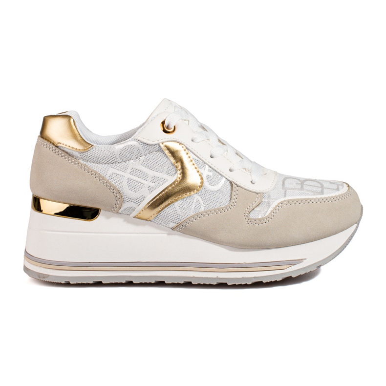 Zapatillas cuña mujer Shelovet beige