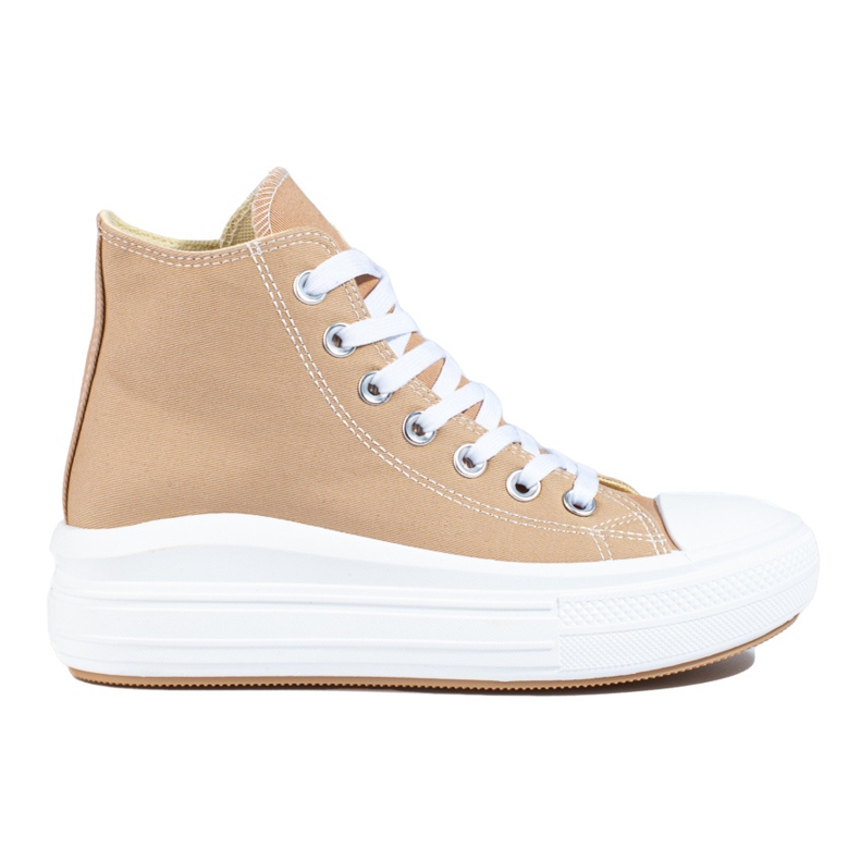 Deportivas plataforma alta Shelovet beige