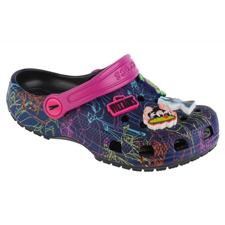 Zuecos para niños Crocs Disney Villains Classic 207722-001 azul