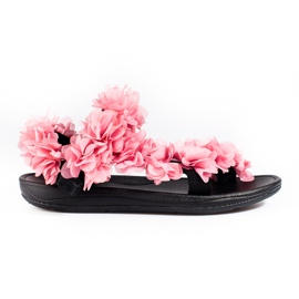 Sandalias mujer perfumadas rosa Shelovet velcro rosado
