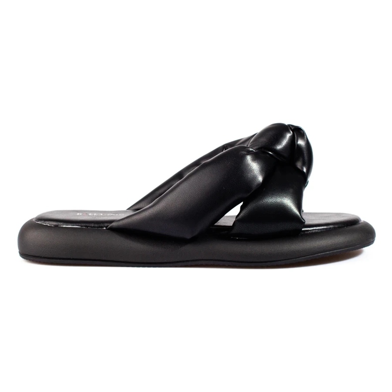 Pantuflas Shelovet negras para mujer negro