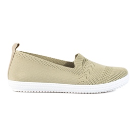 Zapatillas slip-on de mujer de textil Shelovet verde