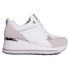 Zapatillas cuña blancas Shelovet blanco