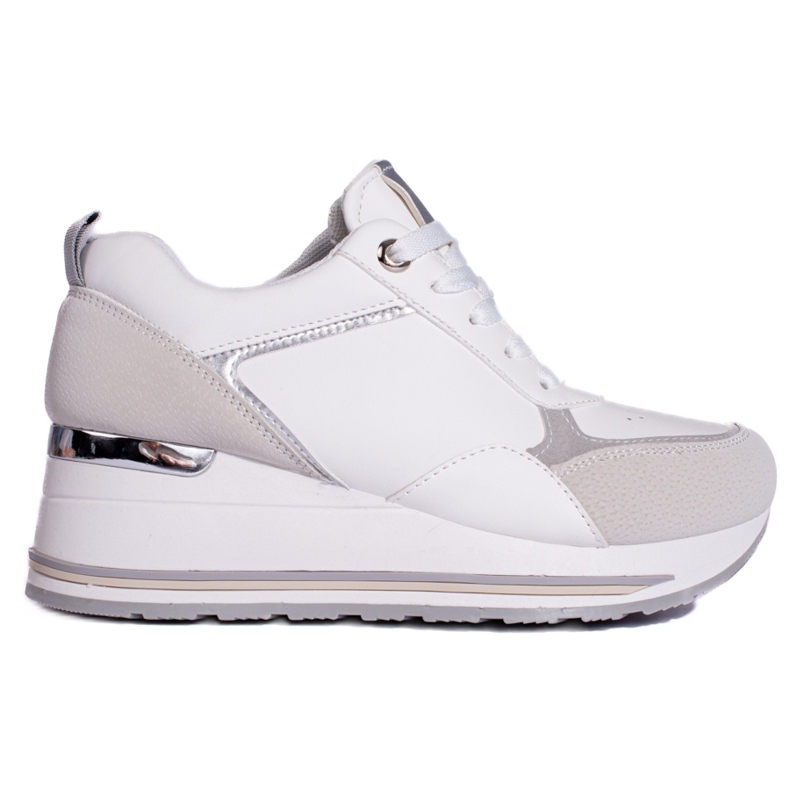 Zapatillas cuña blancas Shelovet blanco