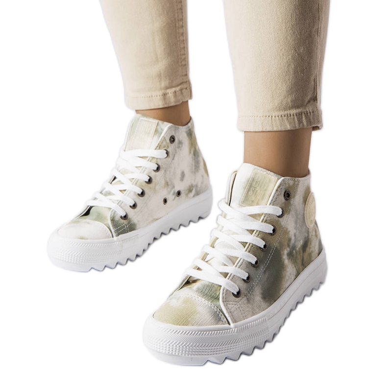 Deportivas Big Star estampado verde LL274047