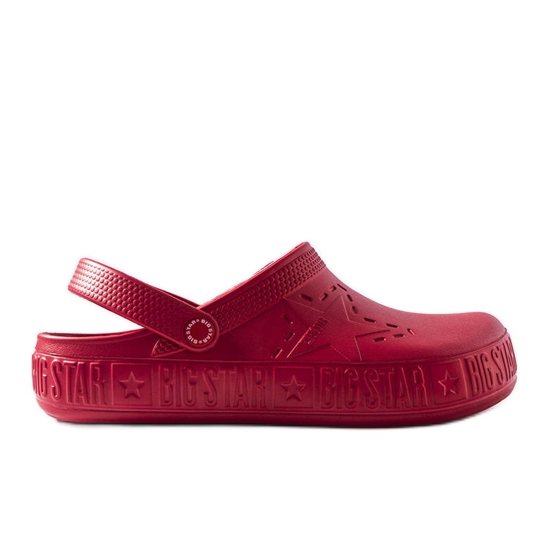 Pantuflas Big Star II175004 rojo