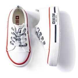 Zapatillas blancas para niños Big Star KK374042 blanco