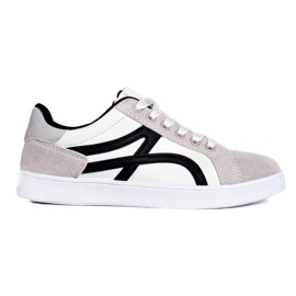 Deportivas mujer Shelovet blanco y gris