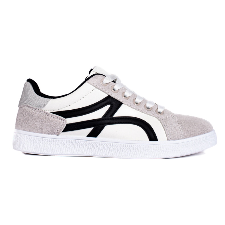 Deportivas mujer Shelovet blanco y gris