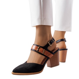 Zapatos de tacón negros Hardouin