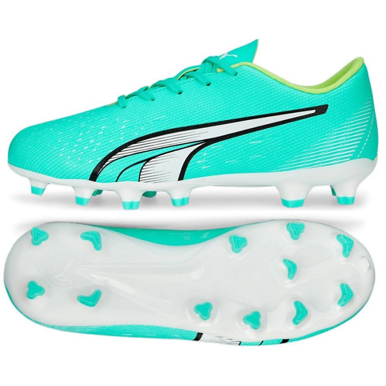 Puma Ultra Play FG/AG Jr 107233 03 zapatos de fútbol verde verde
