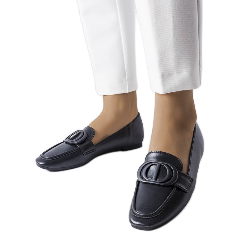 Mocasines negros de Poissonnier.