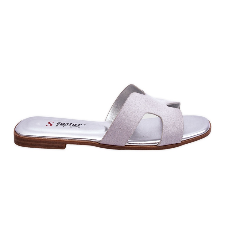 Pantuflas Clásicas Mujer Ante Gris Evana