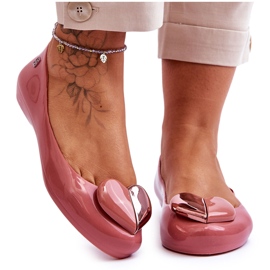 ZAXY Mujer Bailarinas Con Corazón LL285028 Rosa rosado