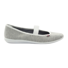 Zapatillas bailarinas de mujer Befado 493q sz blanco multicolor gris