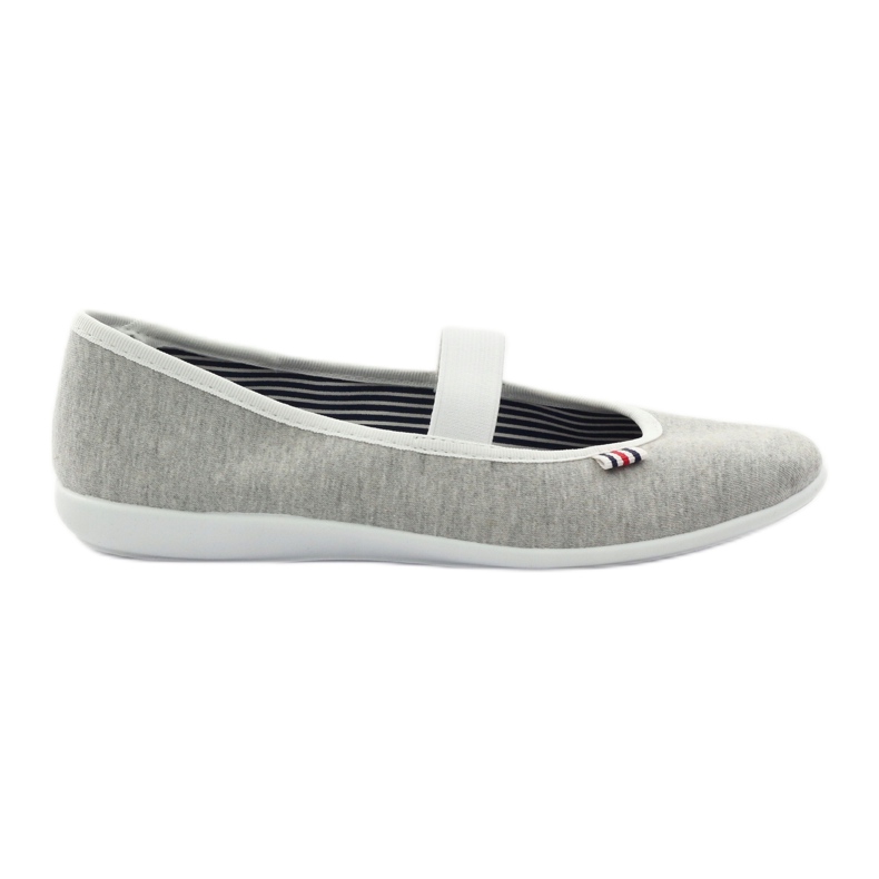 Zapatillas bailarinas de mujer Befado 493q sz blanco multicolor gris