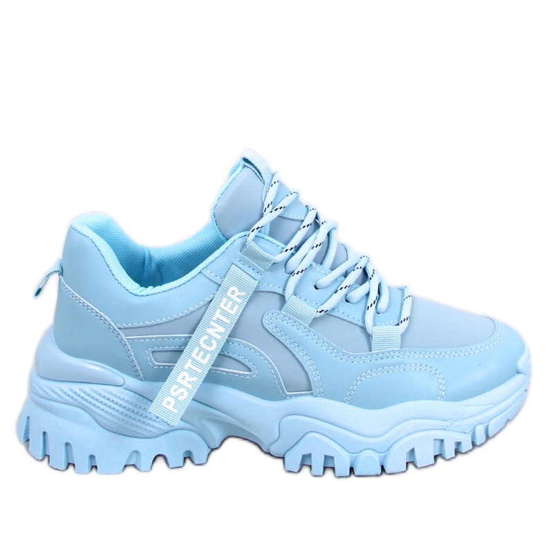 BM Bains zapatillas azules con cuña