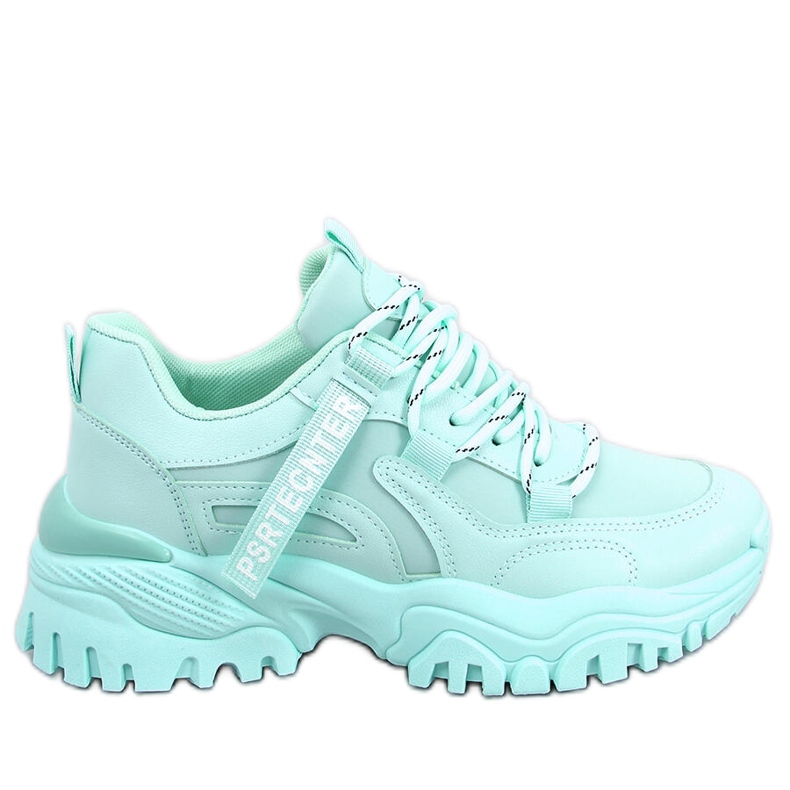 BM Bains zapatillas verdes con cuña