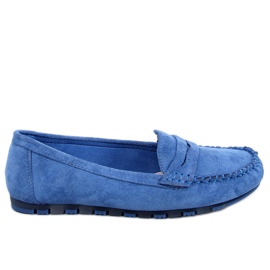 BM Mocasines mujer Anaya ante azul