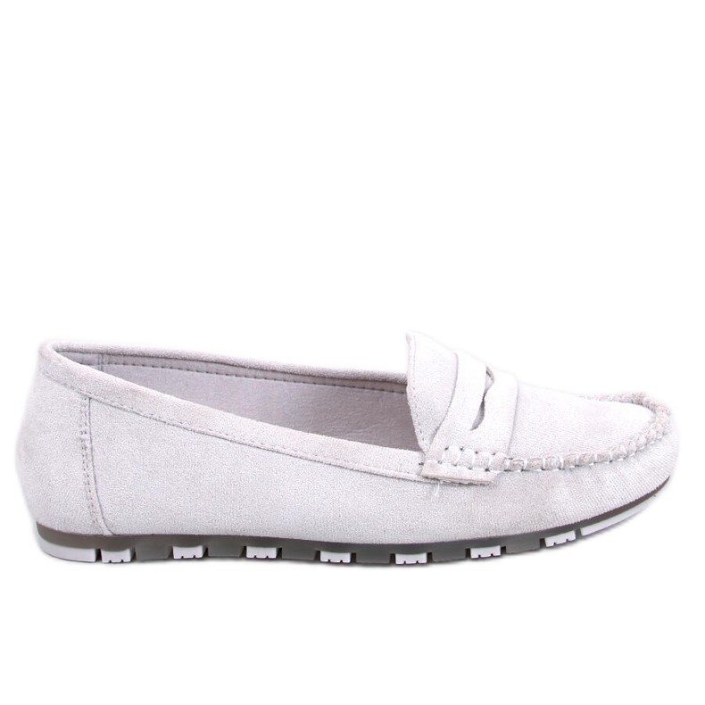 BM Anaya Mocasines de ante gris para mujer BM Anaya Mocasines de ante gris para mujer