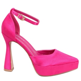 BM Bailarinas con plataforma Carlie Fucsia rosado