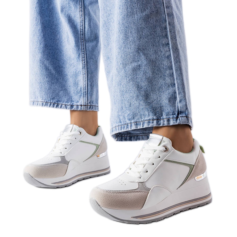Zapatillas con cuña grises de Harvé