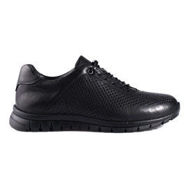 Zapatos deportivos de cuero negro de T.Sokolski