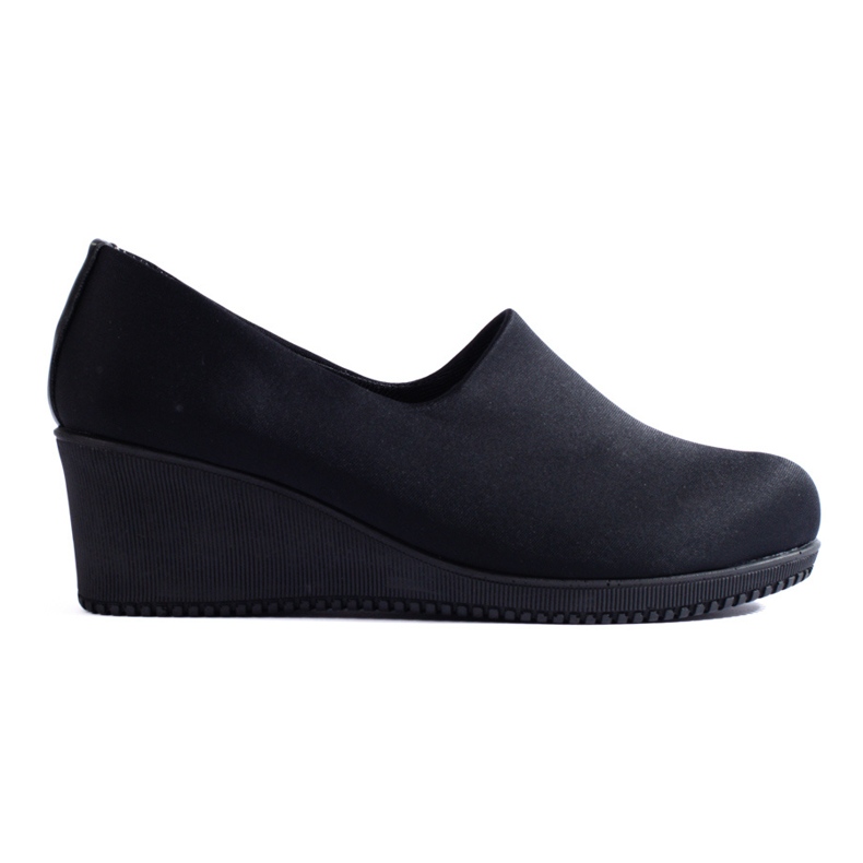 Zapatos de cuña de tela negros de T.Sokolski