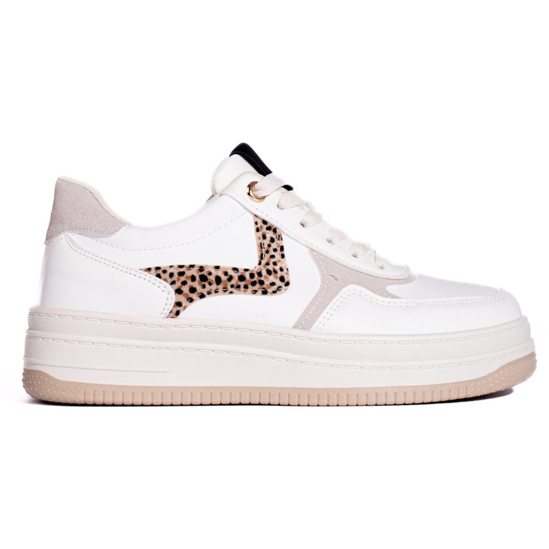 Zapatillas Shelovet con suela gruesa blanco